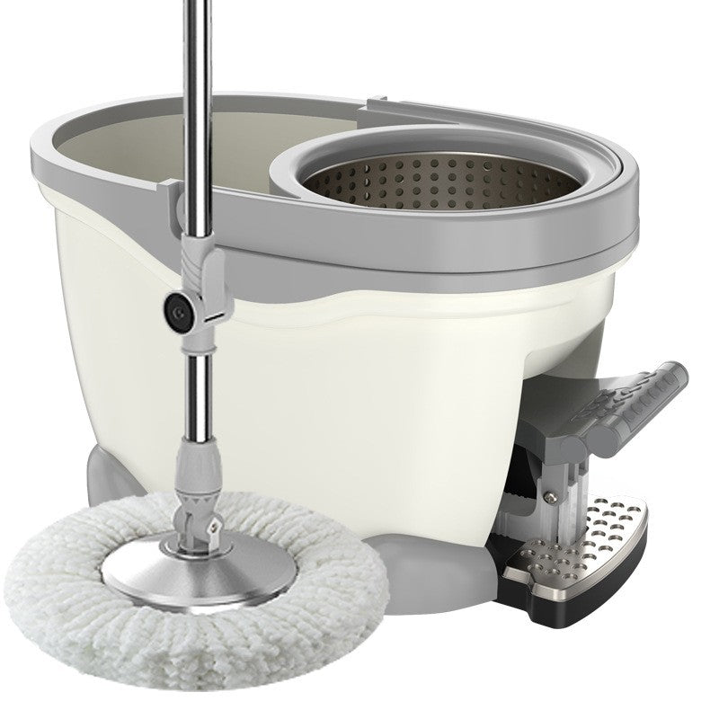 Set Galeata cu Pedala si Mop Rotativ 360°, Flippy, Cu Actiune Centrifuga x4, Pentru Uz Casnic, Maner din Otel