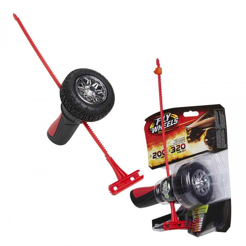 Jakks Pacific, 1 anvelopă + ejector pentru teren accidentat NBD Pro, Jakks Pacific, Roți zburătoare, Roșu/Negru, Pentru băieți - Olmarkt