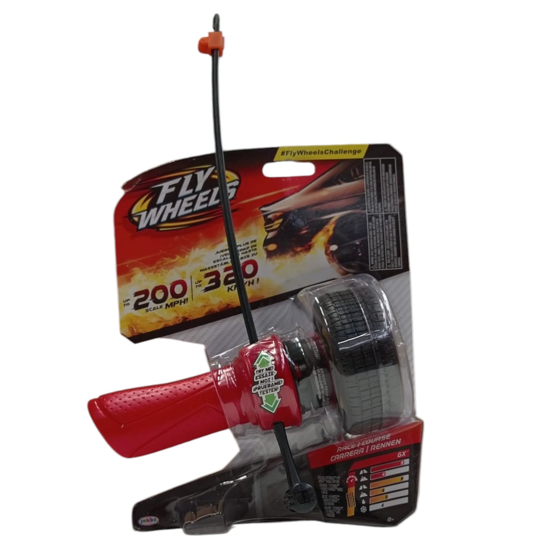 Jakks Pacific, 1 anvelopă + cursă ejector GX, Jakks Pacific, Roți zburătoare, Pentru băieți - Olmarkt
