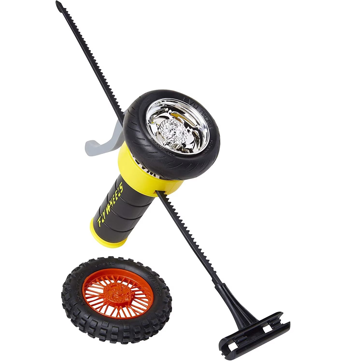 Jakks Pacific, 1 Anvelopă + Strada Ejector Umbră, Jakks Pacific, Roți zburătoare, Galben, Pentru băieți - Olmarkt