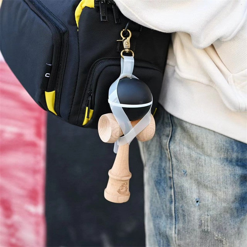 Husa pentru Kendama, Flippy, Husa de Depozitare pentru Kendama, din PVC rezistent, Catarama cu Agatare pentru