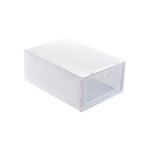 Cutie pentru Pantofi, Flippy, Tip Sertar, din Plastic, Stivuibila, Usa Frontala, 31 x 21.5 x 12.5 cm, Transparent