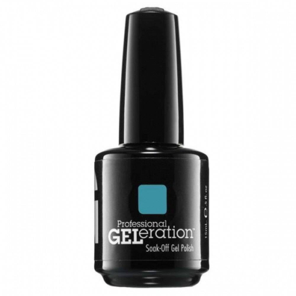 Jessica, GELeration Colours, Ojă semipermanentă, GEL-1100, Blană artificială albastră, 15 ml - Olmarkt