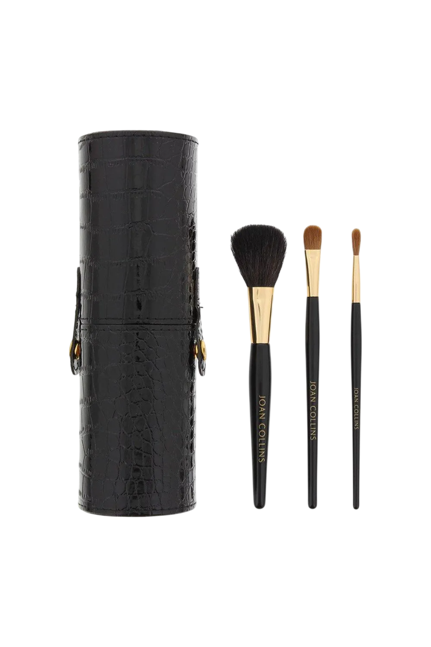 Joan Collins, Good To Go Brush Caddy, Perie, Pensulă pentru blush, 3 buc