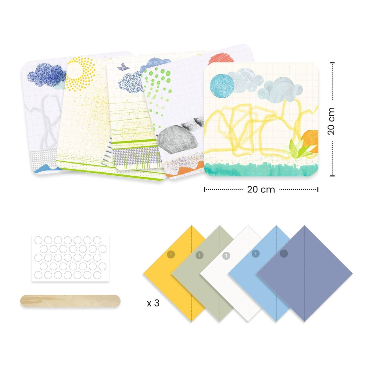 Joc creativ origami Jungla vesela, Djeco