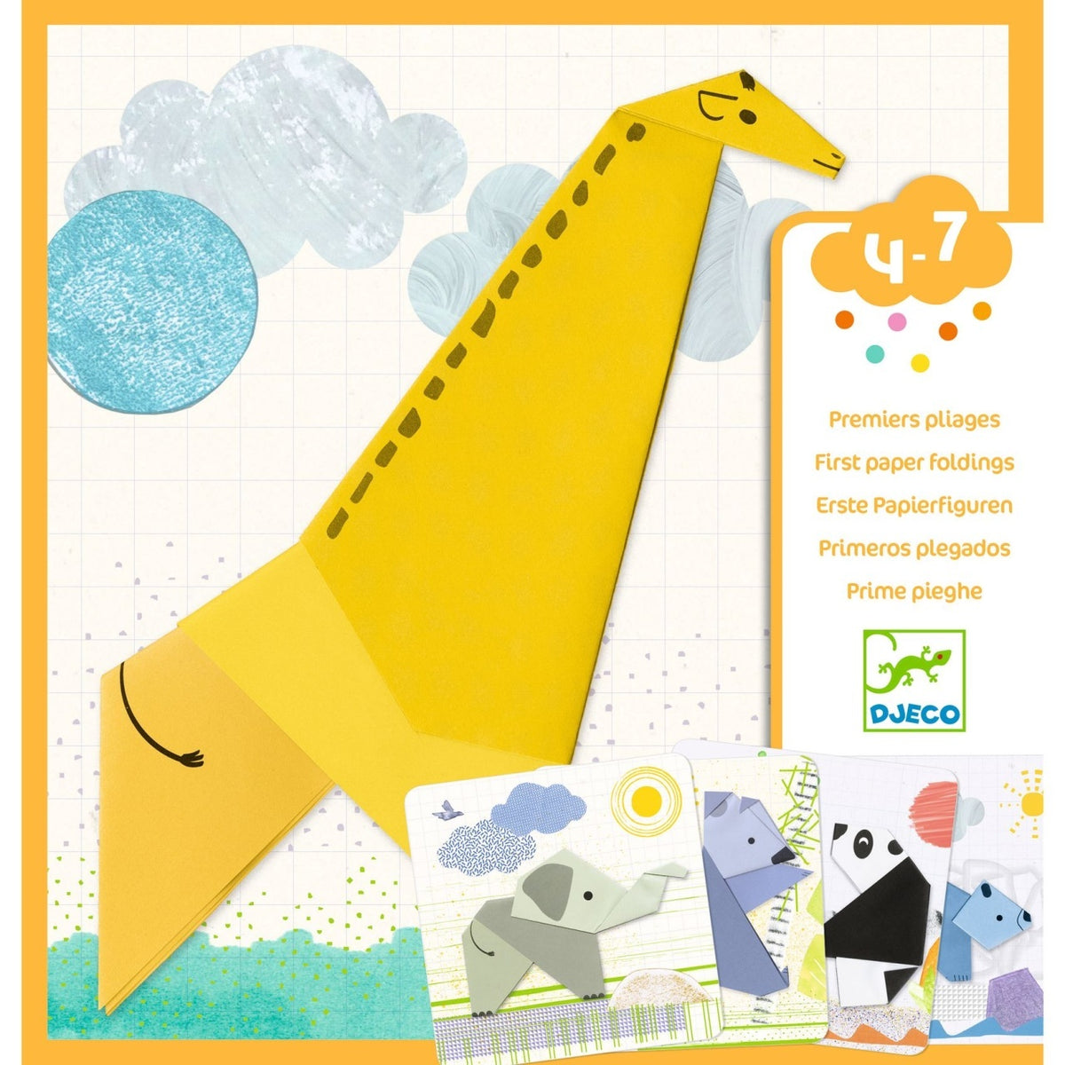Joc creativ origami Jungla vesela, Djeco