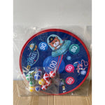Joc Darts Flippy pentru Copii, Placa Pliabila 36.5 cm, 8 Mingii Velcro/Scai Simple, 2 Mingii Luminoase, Model Spatiu,