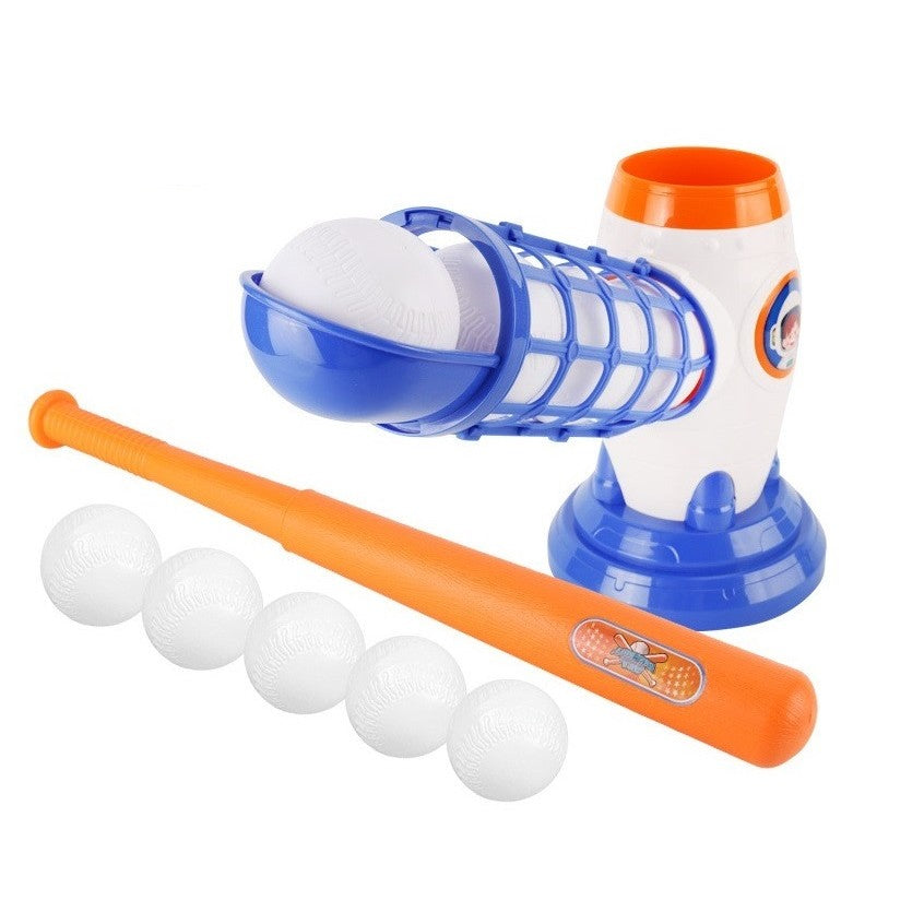Joc de Baseball Interactiv, Lansator Flippy, Aruncare Automata, Include Bata si 5 Mingii, 37 x 23 x 16 cm Baza, 59 cm