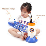 Joc de Baseball Interactiv, Lansator Flippy, Aruncare prin Buton de Lansare pe Bata, Include Bata si 5 Mingii, 37 x 23