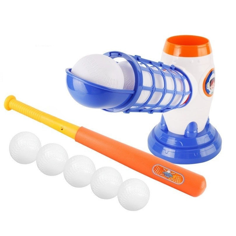 Joc de Baseball Interactiv, Lansator Flippy, Aruncare prin Buton de Lansare pe Bata, Include Bata si 5 Mingii, 37 x 23