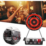 Joc de Baut Darts Flippy, 4 Sageti si Pahare de Shot Incluse, pentru petreceri si timp liber, 30 x 20 x 6.5 cm,