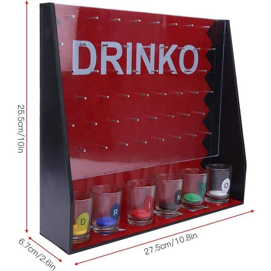 Joc de Baut Gravitational Flippy, pentru Petreceri, Interactiv, pana la 6 Jucatori, Pahare de Shot Incluse, 25.5 x 6.7