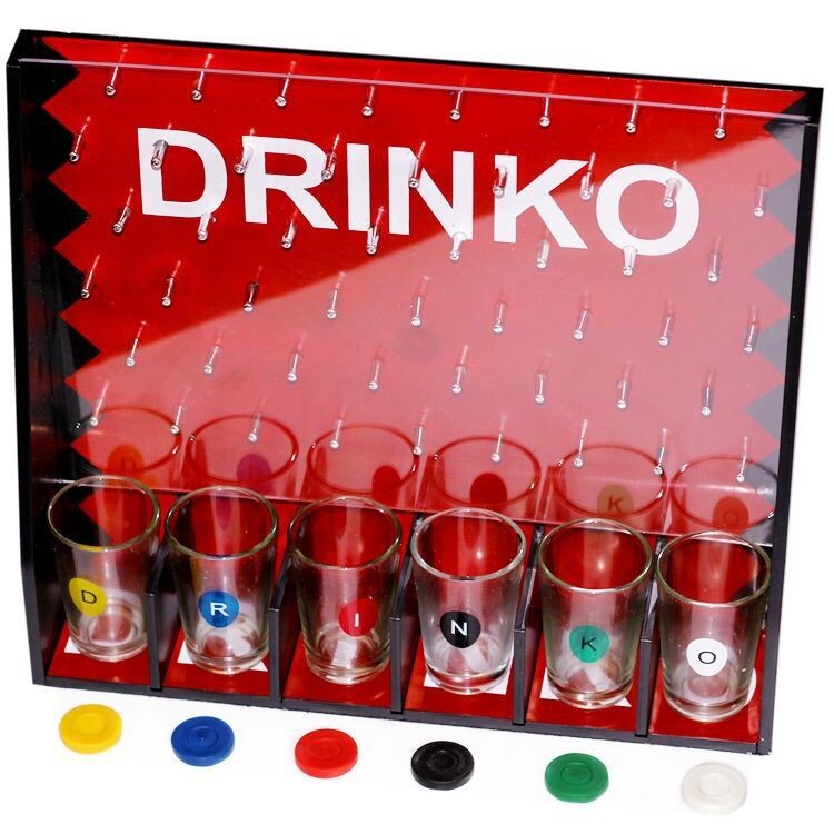 Joc de Baut Gravitational Flippy, pentru Petreceri, Interactiv, pana la 6 Jucatori, Pahare de Shot Incluse, 25.5 x 6.7