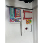 Joc de inteligenta Tetris puzzle tangram Flippy, 70 de piese multicolore, 3D, montessori, interactiv, din plastic, zar