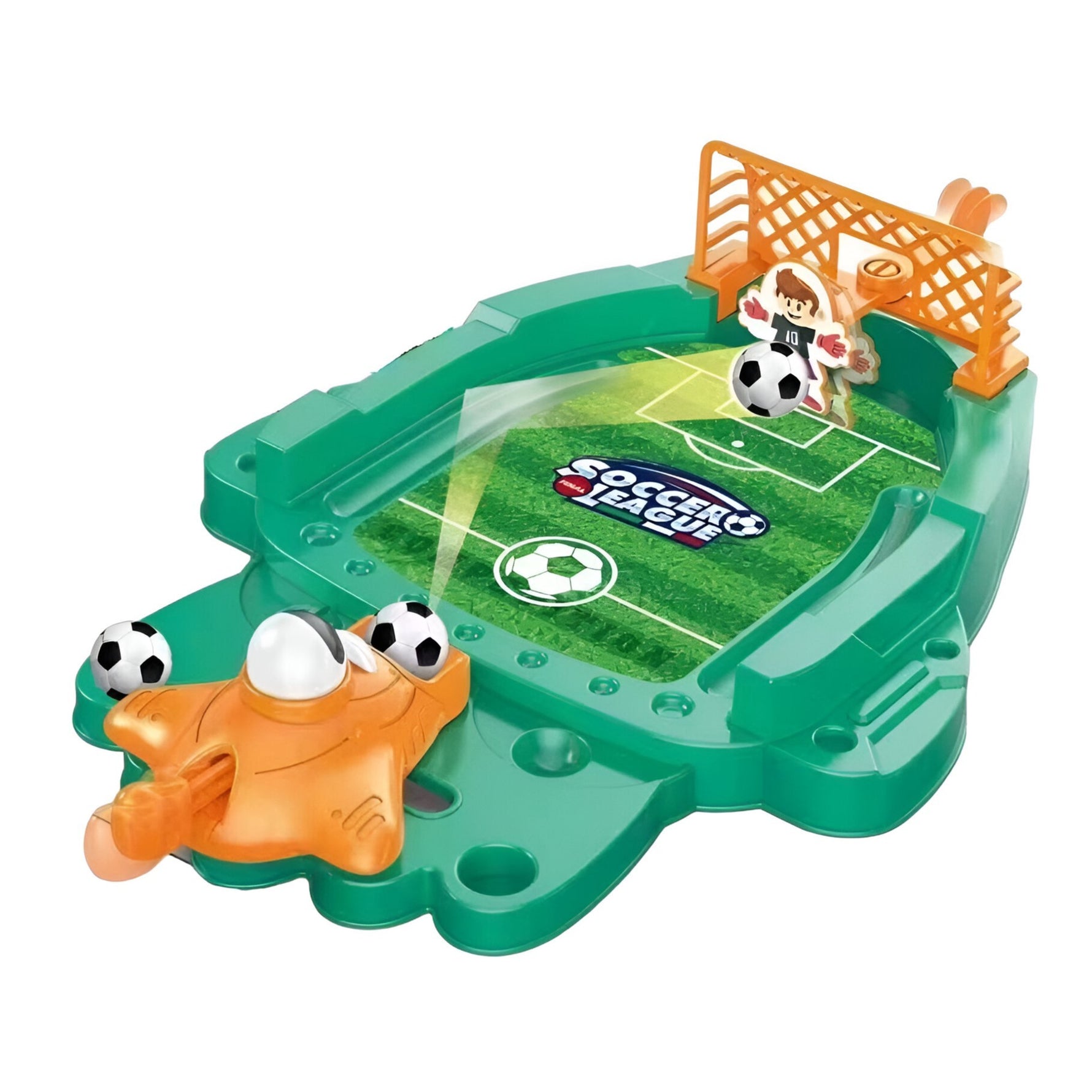 Joc de Masa Mini Fotbal Interactiv pentru Copii, Flippy, Board Game, Mingi si Figurine Incluse, 30x19.5x6.8 cm,