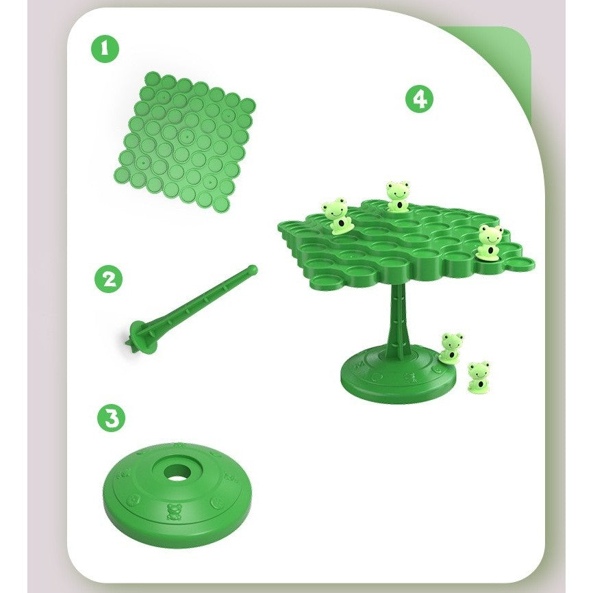 Joc Interactiv, Flippy, Broaste in Echilibru, +3 Ani, din Plastic, 50 de Pioni, Placa de Echilibru, Roata cu Pedepse,