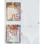Joc educativ magnetic de interconectare, micul pompier, 15 nivele, 9 carti, pentru copii, +3 ani, multicolor