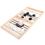 Joc Fooseball Interactiv, Flippy, Tip Hockey pe Gheata, din Lemn, 10 Piese de Joc, +4 Ani, 35 x 22 cm, Multicolor