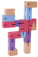 Joc logic IQ Puzzle 3D Figurina violet, Fridolin