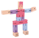 Joc logic IQ Puzzle 3D Figurina violet, Fridolin