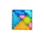 Joc Magnetic Tangram, Flippy, 7 Piese Magnetice, Forme Geometrice, 3 Ani, EVA, ABS, Magnet, 10.5 x 10.5 x 2.2 cm,