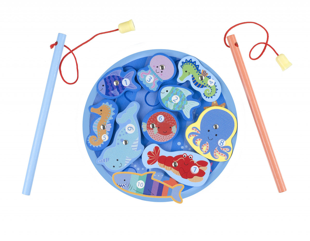Jocuri magnetice de pescuit, Orange Tree Toys