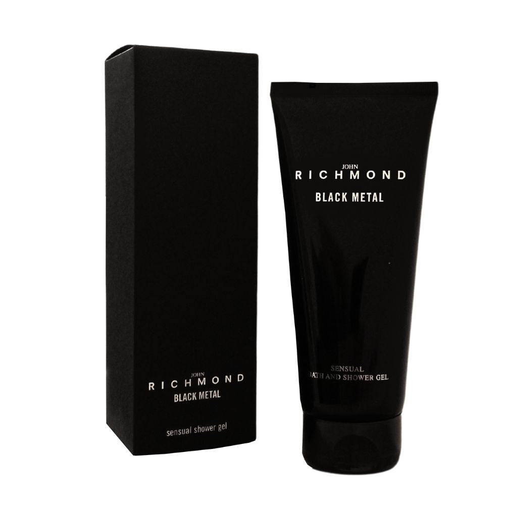 John Richmond, Black Metal, Natural, Curățare, Gel de duș, 200 ml - Olmarkt