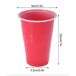 Joc de Baut BEER PONG, Flippy, Set din 12 Mingi de Tenis si 12 Pahare Reutilizabile, Joc Interactiv pentu Adulti,