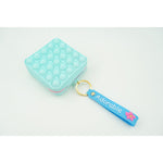 Jucarie antistres din silicon, Flippy, Pop It Now and Flip It, Portofel patrat, Verde/Bleu