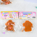 Jucarie Antistres Squishy, Flippy, cu Revenire Lenta, Model Capybara cu Inima, 7.5cmx6.5 cm, din TPR, Ambalaj