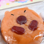 Jucarie Antistres Squishy, Flippy, cu Revenire Lenta, Squeeze Pinch Family, Forma de Biscuite Rotund, Model Capybara,