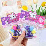 Jucarie Antistres Squishy, Flippy, cu Revenire Lenta, Labuta de Pisica Pufoasa, 7.5 cm, Ambalaj Transparent, Model