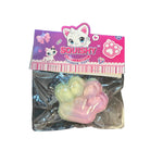 Jucarie Antistres Squishy, Flippy, cu Revenire Lenta, Labuta de Pisica Pufoasa, 7.5 cm, Ambalaj Transparent, Model