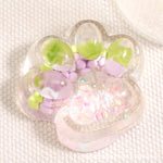 Jucarie Antistres Squishy, Flippy, cu Revenire Lenta, Labuta de Pisica Pufoasa, 7.5 cm, Ambalaj Transparent, Model