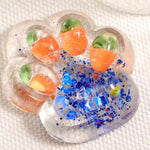 Jucarie Antistres Squishy, Flippy, cu Revenire Lenta, Labuta de Pisica Pufoasa, 7.5 cm, Ambalaj Transparent, Model