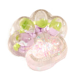 Jucarie Antistres Squishy, Flippy, cu Revenire Lenta, Labuta de Pisica Pufoasa, 7.5 cm, Ambalaj Transparent, Model