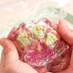 Jucarie Antistres Squishy, Flippy, cu Revenire Lenta, Squeeze Pinch Family, Model Cat Paw, 6.5 x 7 cm, din Tpr, 4-6