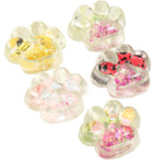 Jucarie Antistres Squishy, Flippy, cu Revenire Lenta, Squeeze Pinch Family, Model Cat Paw, 6.5 x 7 cm, din Tpr, 4-6