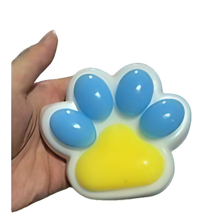 Jucarie Antistres Squishy, Flippy, cu Revenire Lenta, Squeeze Pinch Family, Model Cat Paw, 12.5x10.5 cm, 220g, Ambalaj