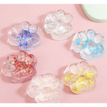 Jucarie Antistres Squishy, Flippy, cu Revenire Lenta, Squeeze Pinch Family, Model Cat Paw, 6.5 x 7 cm, din Tpr, 4-6