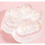 Jucarie Antistres Squishy, Flippy, cu Revenire Lenta, Squeeze Pinch Family, Model Cat Paw, 6.5 x 7 cm, din Tpr, 4-6