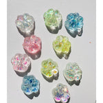 Jucarie Antistres Squishy, Flippy, cu Revenire Lenta, Squeeze Pinch Family, Model Cat Paw, 6.5 x 7 cm, din Tpr, 4-6