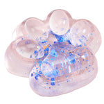 Jucarie Antistres Squishy, Flippy, cu Revenire Lenta, Squeeze Pinch Family, Model Cat Paw, 6.5 x 7 cm, din Tpr, 4-6