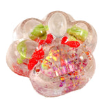 Jucarie Antistres Squishy, Flippy, cu Revenire Lenta, Squeeze Pinch Family, Model Cat Paw, 6.5 x 7 cm, din Tpr, 4-6