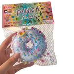 Jucarie Antistres Squishy, Flippy, cu Revenire Lenta, Squeeze Pinch Family, Model Gogoasa, 6x6 cm, 99g, Ambalaj