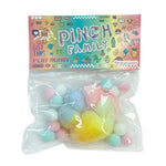 Jucarie Antistres Squishy, Flippy, cu Revenire Lenta, Squeeze Pinch Family, Model Labuta de Pisica Pufoasa, 6x6 cm,