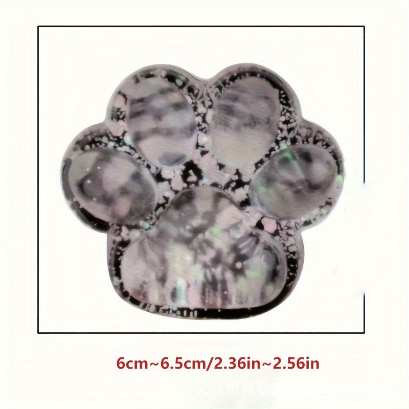 Jucarie Antistres Squishy, Flippy, cu Revenire Lenta, Squeeze Pinch Family, Model Labuta de Pisica cu Sclipici, 6.5x6