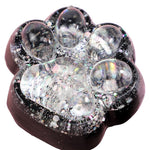 Jucarie Antistres Squishy, Flippy, cu Revenire Lenta, Squeeze Pinch Family, Model Labuta de Pisica cu Sclipici, 6.5x6