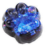 Jucarie Antistres Squishy, Flippy, cu Revenire Lenta, Squeeze Pinch Family, Model Labuta de Pisica cu Sclipici, 6.5x6