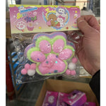 Jucarie Antistres Squishy, Flippy, cu Revenire Lenta, Model Labuta de Pisica Pufoasa, 12.5x10.5 cm, 200g, Squeeze Pinch